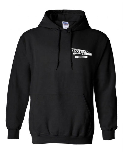 Hoodie - Classic Pocket Front - Black, front