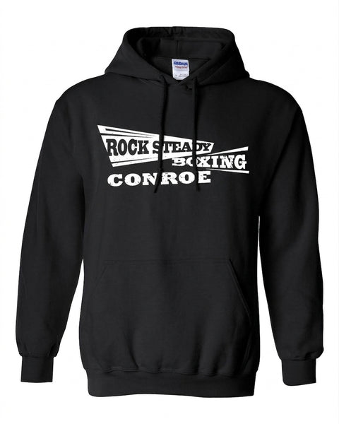 Hoodie - Large Classic Front - Black, front