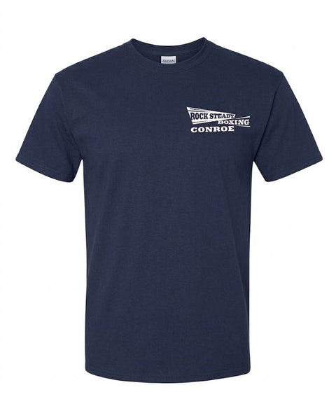 Short Sleeve T-Shirt - Classic Pocket Front - Navy, front