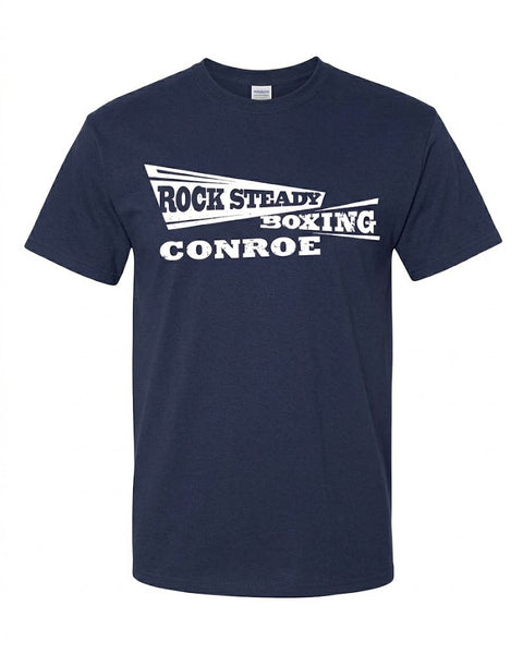 Short Sleeve T-Shirt - Large Classic Front - Navy, front