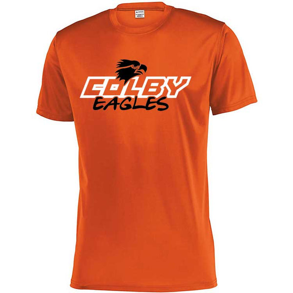 Adult Colby Eagles Text Dri-Fit Performance Tee