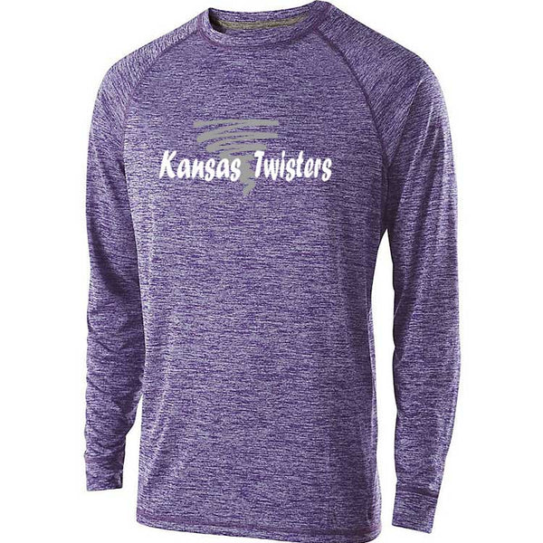 Kansas Twisters Electrify Logo Long Sleeve