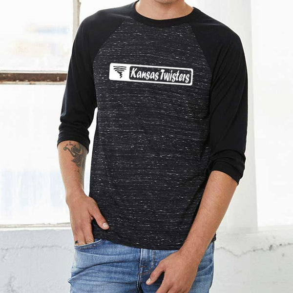 Kansas Twisters Banner Raglan