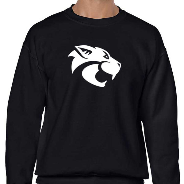 Adult Cat Head Crewneck Sweatshirt