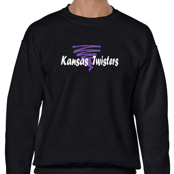 Kansas Twisters Logo Crewneck Sweatshirt