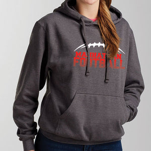 Adult Manhattan Football Fade Hoodie