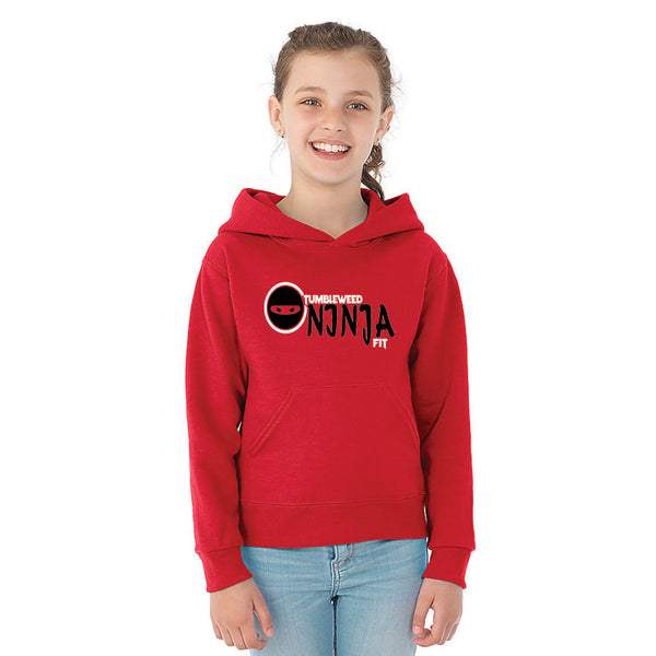 Adult or Youth Red Tumbleweed Ninja Fit Hoodie