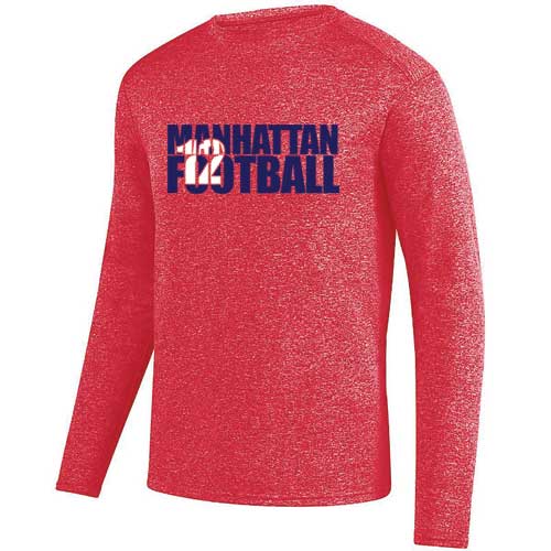 Adult Manhattan Football Number Kinergy Training Dri-Fit Long Sleeve