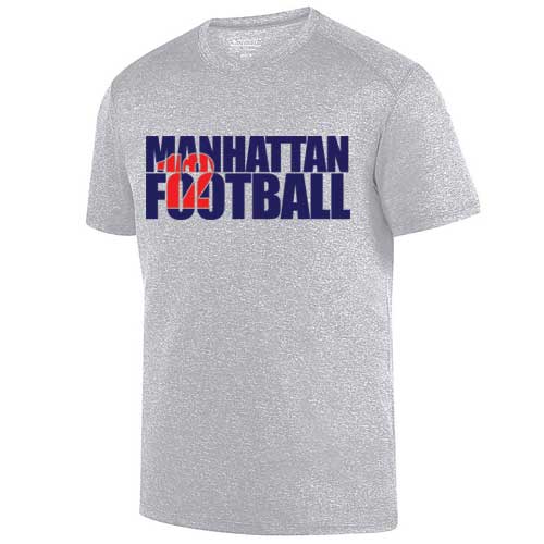 Adult Manhattan Football Number Kinergy Training Dri-Fit Tee
