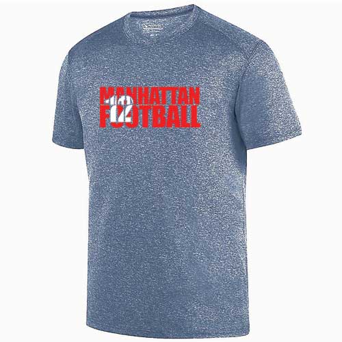 Adult Manhattan Football Number Kinergy Training Dri-Fit Tee