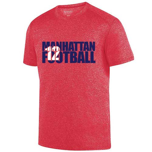 Adult Manhattan Football Number Kinergy Training Dri-Fit Tee