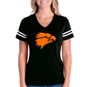 Ladies Colby Eagle Logo Fine Jersey Tee