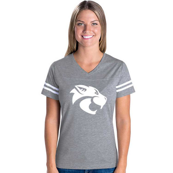 Ladies Cat Head Fine Jersey Tee