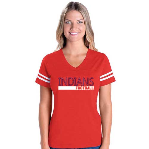 Ladies Red Indians Multisport Fine Jersey
