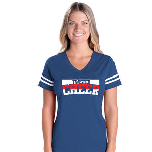 Ladies Twister Cheer Fine Jersey