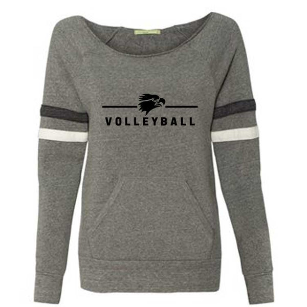 Ladies Gray Colby Multisport Sport Fleece Sweatshirt