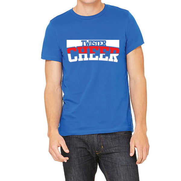 Adult or Youth Twister Cheer Tee