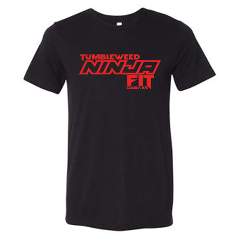 Adult or Youth Black Tumbleweed Ninja Fit City Tee