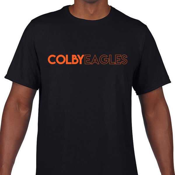 Adult Black Neon Colby Eagles Tee