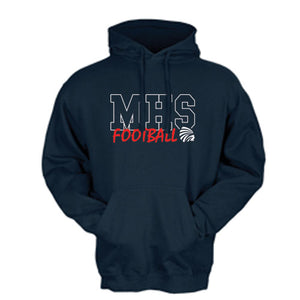 Adult Navy MHS or MHSE Multisport Hoodie