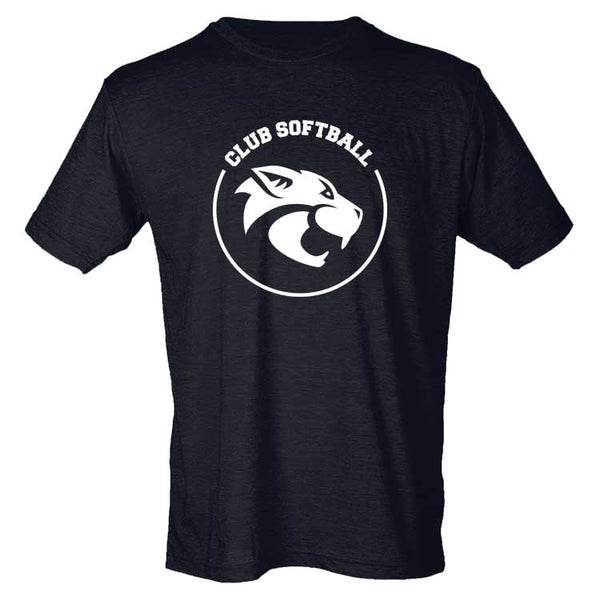 Adult Cats Softball Logo Tee