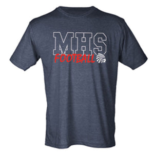 Adult Navy MHS or MHSE Multisport Logo Tee