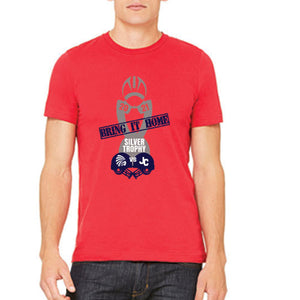 Adult Red Manhattan Football Trophy Tee