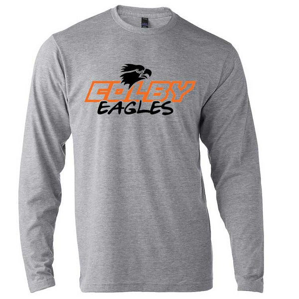 Adult Colby Eagles Text Long Sleeve