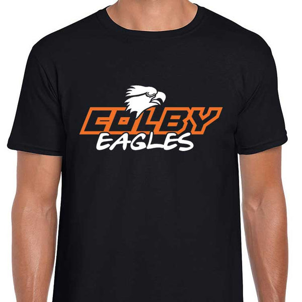 Adult Colby Eagles Text Tee