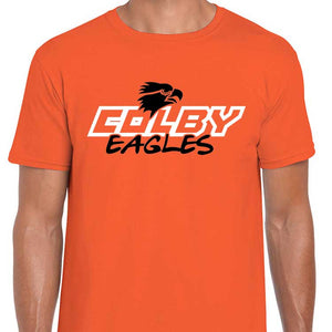 Adult Colby Eagles Text Tee